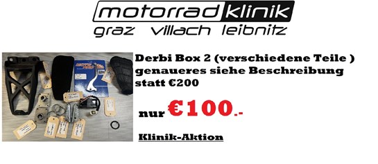 Derbi Derbi Box 2 (verschiedene Teile ) genaueres siehe Beschreibung statt €200 nur €100.- 