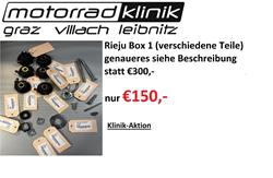 Rieju Box 1 (verschiedene Teile) genaueres siehe Beschreibung statt €300,- nur €150,- 