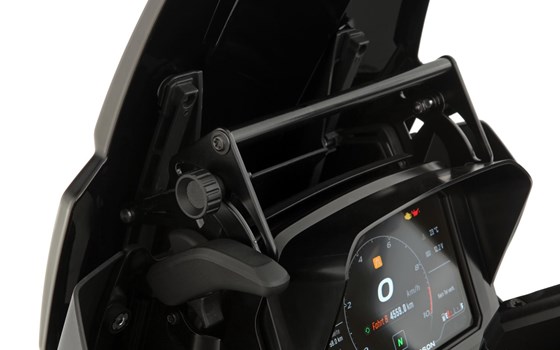 Bundle aus Scheibenverstärkungen & Geräteträger - schwarz - links und rechts - Bild 1