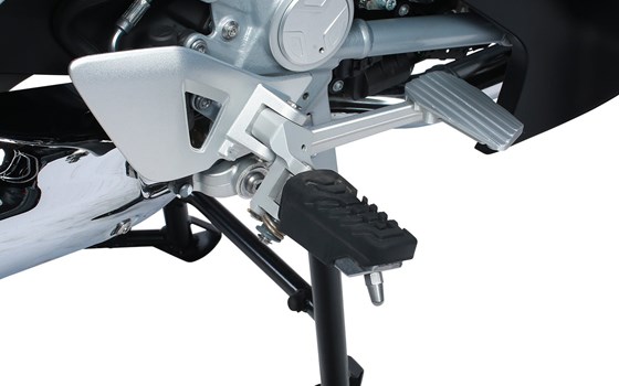 ERGO Fahrer Rastenverlegung- silber - Bild 1