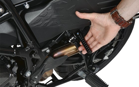 Aufbockgriff klappbar- schwarz - Bild 3