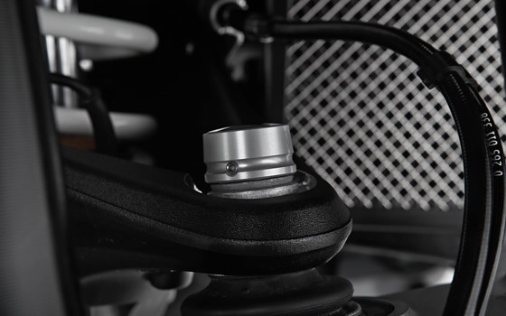 Alu-Abdeckkappe für Telelever Gelenk- silber - Bild 2