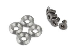 Ersatzschrauben Seitenständer-Auflagevergrößerung - silber - Satz