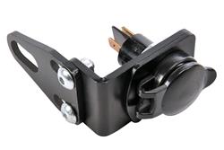 Universalsteckdose inkl. Steckdosenhalter- schwarz