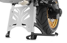 Hauptständerschutzplatte- silber