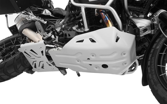 Hauptständerschutzplatte- silber - Bild 2