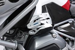 Abdeckung Einspritzanlage - silber - links