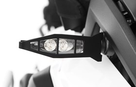 Blinkerschutzbügel kurz - schwarz - Satz