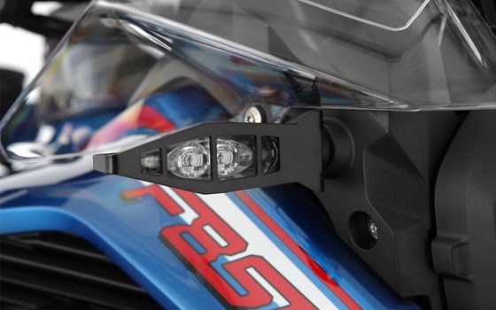 Blinkerschutzbügel kurz - schwarz - Satz - Bild 2