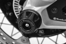 Achs-Schutzpads DOUBLESHOCK - schwarz - vorne