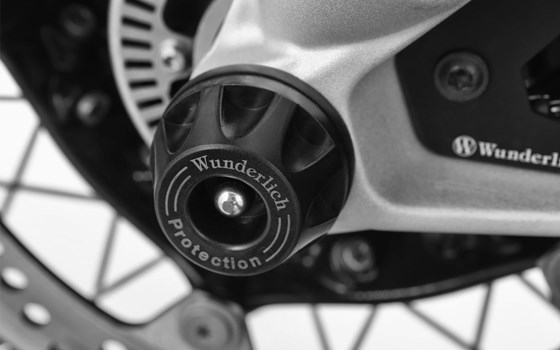 Achs-Schutzpads DOUBLESHOCK - schwarz - vorne - Bild 1