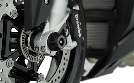 Achs-Schutzpads DOUBLESHOCK - schwarz - vorne - Bild 1