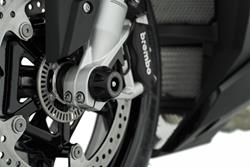Achs-Schutzpads DOUBLESHOCK - schwarz - vorne