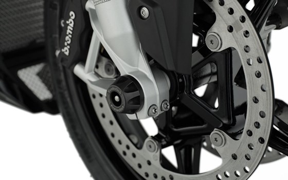 Achs-Schutzpads DOUBLESHOCK - schwarz - vorne - Bild 2