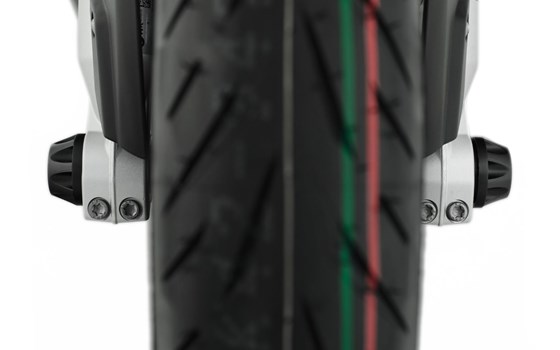 Achs-Schutzpads DOUBLESHOCK - schwarz - vorne - Bild 3