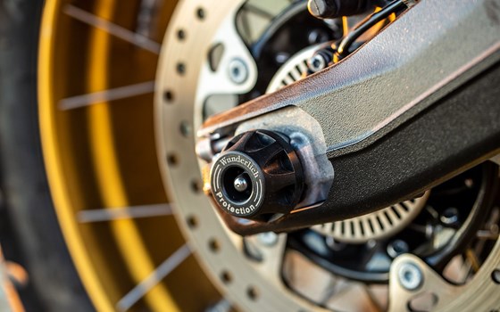 Achs-Schutzpads DOUBLESHOCK - schwarz - hinten - Bild 3