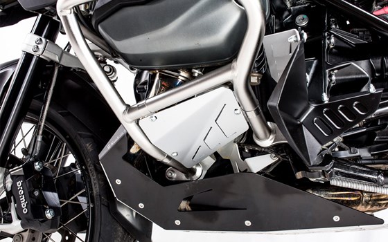 Seitenschutz für Original-Schutzbügel R 1200 GS LC Adventur- silber - Bild 2