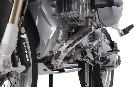 Krümmerschutz DAKAR- silber - Bild 2