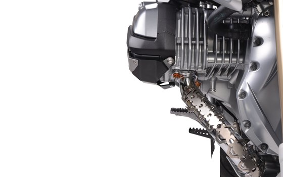 Krümmerschutz DAKAR- silber - Bild 3