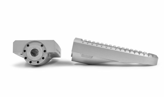 Vario-Fußraste EVO1 (Paar)- silber - Bild 2