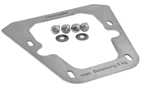 Sicherungsblech Soziussitzbank R nineT- silber - Bild 1