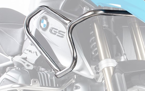 Edelstahl Tankschutzbügel ADVENTURE STYLE R 1200 GS LC- VA - Bild 1