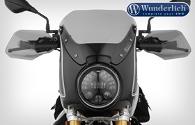 Verkleidung DAYTONA R nineT- Blackstorm Metallic - weiß liniert