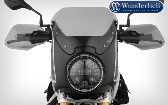 Verkleidung DAYTONA R nineT- Blackstorm Metallic - weiß liniert - Bild 1