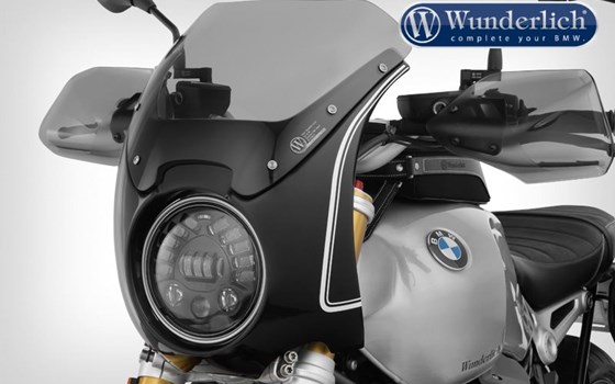 Verkleidung DAYTONA R nineT- Blackstorm Metallic - weiß liniert - Bild 2