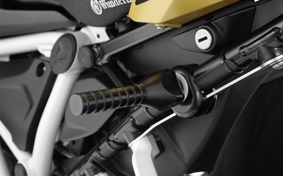 Aufbockgriff klappbar- schwarz - Bild 1