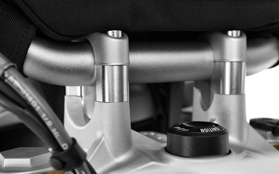 Lenkererhöhung für Modelle ohne BMW Navi - silber - 25mm - Bild 2