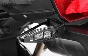 Blinkerschutzbügel lang hinten - schwarz - Satz