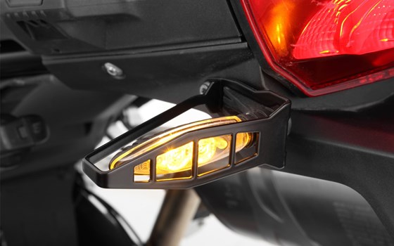 Blinkerschutzbügel lang hinten - schwarz - Satz - Bild 2