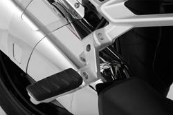 Beifahrerrastenverlegung- silber