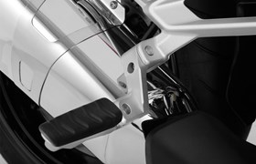 Beifahrerrastenverlegung- silber