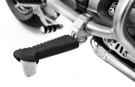 Schutzbügelrasten - silber - links und rechts