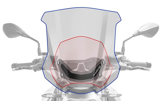 Verkleidungsscheibe MARATHON R 1200 R LC - rauchgrau - hoch - Bild 3