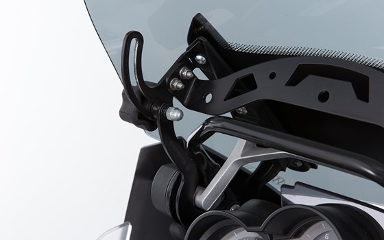 Scheibenverstärkung für Original- oder Zubehörscheibe - schwarz - links - Bild 1