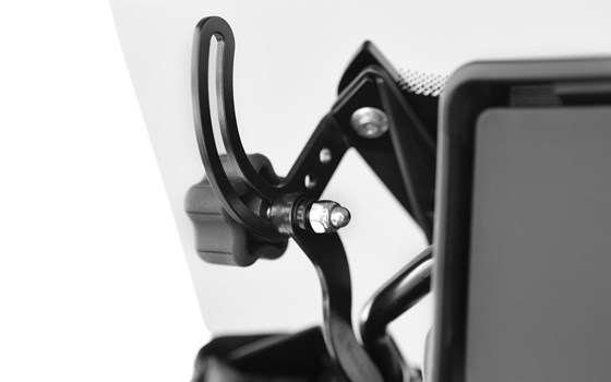 Scheibenverstärkung für Original- oder Zubehörscheibe - schwarz - links - Bild 2