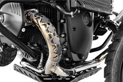 Krümmerschutz Dakar- silber