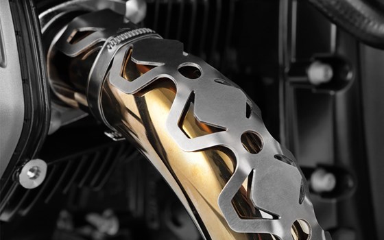 Krümmerschutz Dakar- silber - Bild 2 Krümmerschutz Dakar- silber - Bild 2