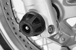 Achs-Schutzpads DOUBLESHOCK - schwarz - vorne