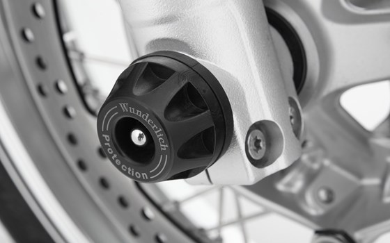 Achs-Schutzpads DOUBLESHOCK - schwarz - vorne - Bild 1