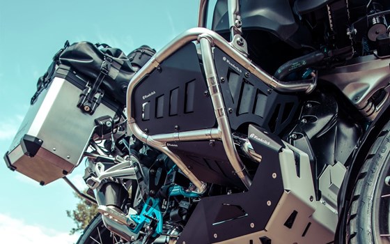 Seitenschutz für Original-Sturzbügel- schwarz - Bild 3