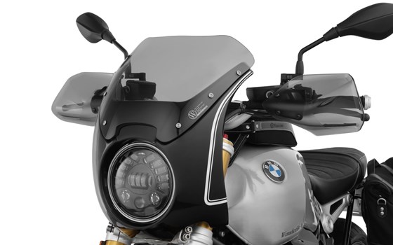 Verkleidung DAYTONA R nineT- Blackstorm Metallic - weiß liniert - Bild 2