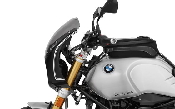 Verkleidung DAYTONA R nineT- Blackstorm Metallic - weiß liniert - Bild 3