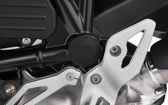 Schwingenlager-Abdeckung Classic - schwarz - links - Bild 2