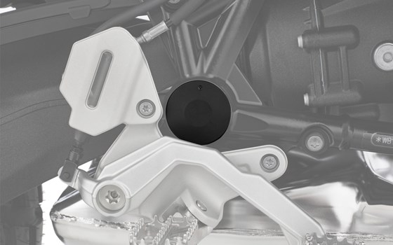 Schwingenlager-Abdeckung Classic - schwarz - links - Bild 3 Schwingenlager-Abdeckung Classic - schwarz - links - Bild 3