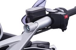 Stummellenker Adapter für Smartphone Halter 22mm- silber