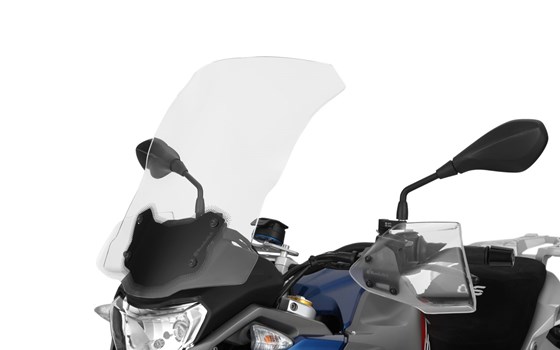 Verkleidungsscheibe MARATHON G 310 GS - transparent - Für Modelle ohne original Bordsteckdose - Bild 3